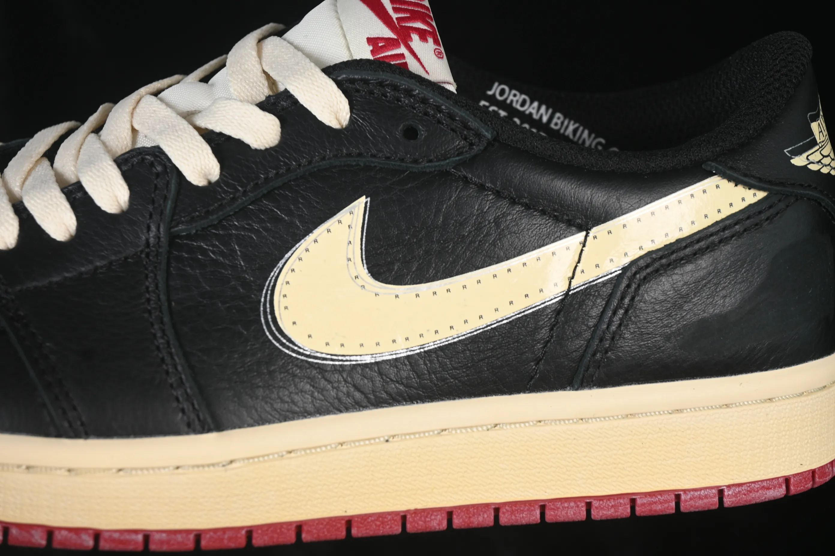 All categories Air Jordan Jordan series basketball shoes Air Jordan 1 Low G version pure original Nigel Sylvester x Air Jordan 1 Low AJ1 Joe 1 joint low-top cultural casual sneakers IB8958-001